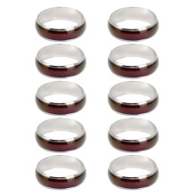 10pcs Kids Adult Temperature Emotion Feeling Mood Ring Band Color Chan