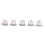 5pcs XLR 3 Pin Female Mic Panel Mount Solder Connector Adapter 3
