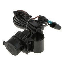 12V Car Motorcycle Cigarette Lighter Power Socket Plug Outlet for Brac