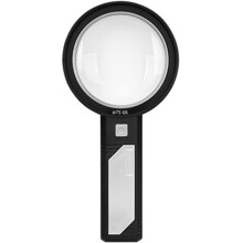 Lupe 6X/9X/15X mit LED-Lampe Black
