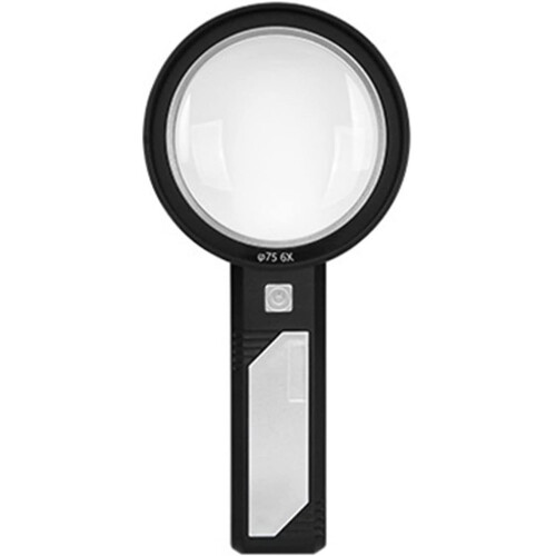 Lupe 6X/9X/15X mit LED-Lampe Black