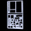 20 Pieces Journal Stencil Plastic DIY Planner Diary Drawing Template S 3