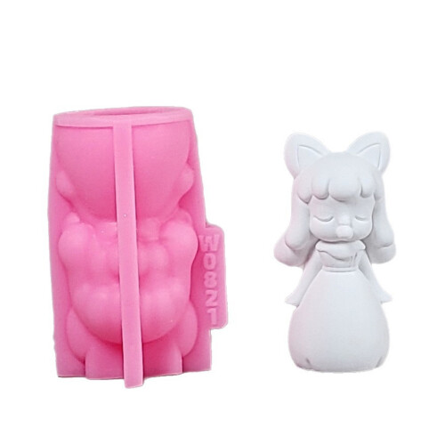 Moule princesse 3D en silicone résistant à la chaleur, outil de