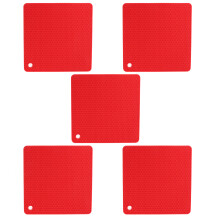 Acessórios de cozinha multifuncionais, descansos de panela de silicone resistentes ao calor, próprios para lava-louças e com base antiderrapante