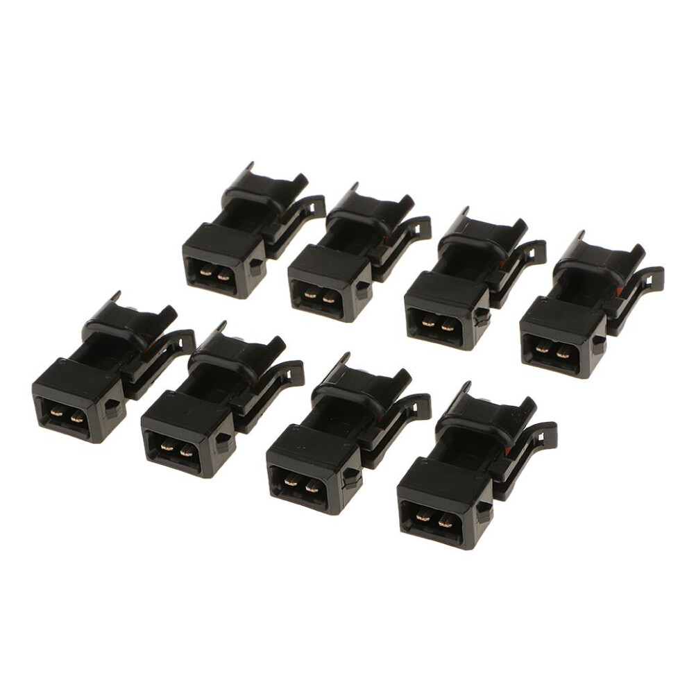 8Pcs Ev6 & Ev14 Female To Ev1 Male Fuel Injector Connectors Adapters 780522358253