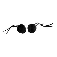 2 Pieces Black Nylon Bodyboard Surfboard Leash Plug with Cord 50mm Thi