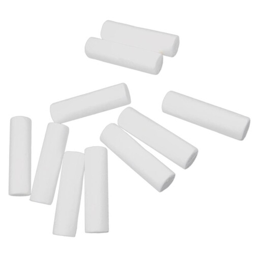 10pcs White Modelling Craft Polystyrene Foam Cylinder Pillar 12cm 1