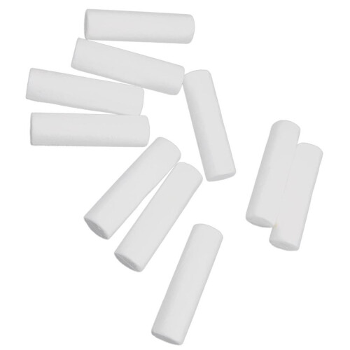 10pcs White Modelling Craft Polystyrene Foam Cylinder Pillar 12cm 2