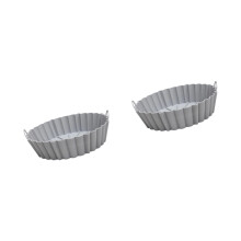 Lot de 2 doublures rondes pratiques pour friteuses à Air-S