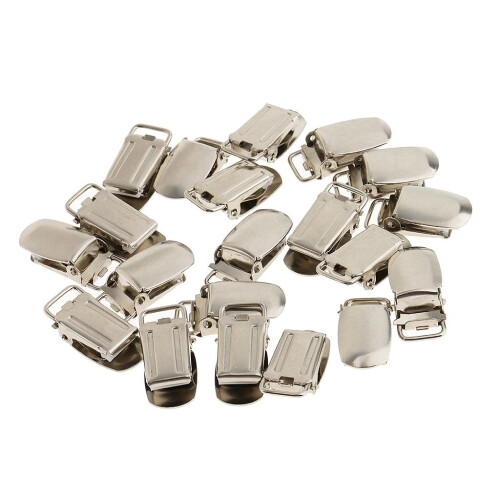 20 Pieces Pacifier Suspender Clips 15mm 2
