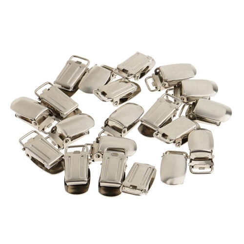 20 Pieces Pacifier Suspender Clips 15mm 1