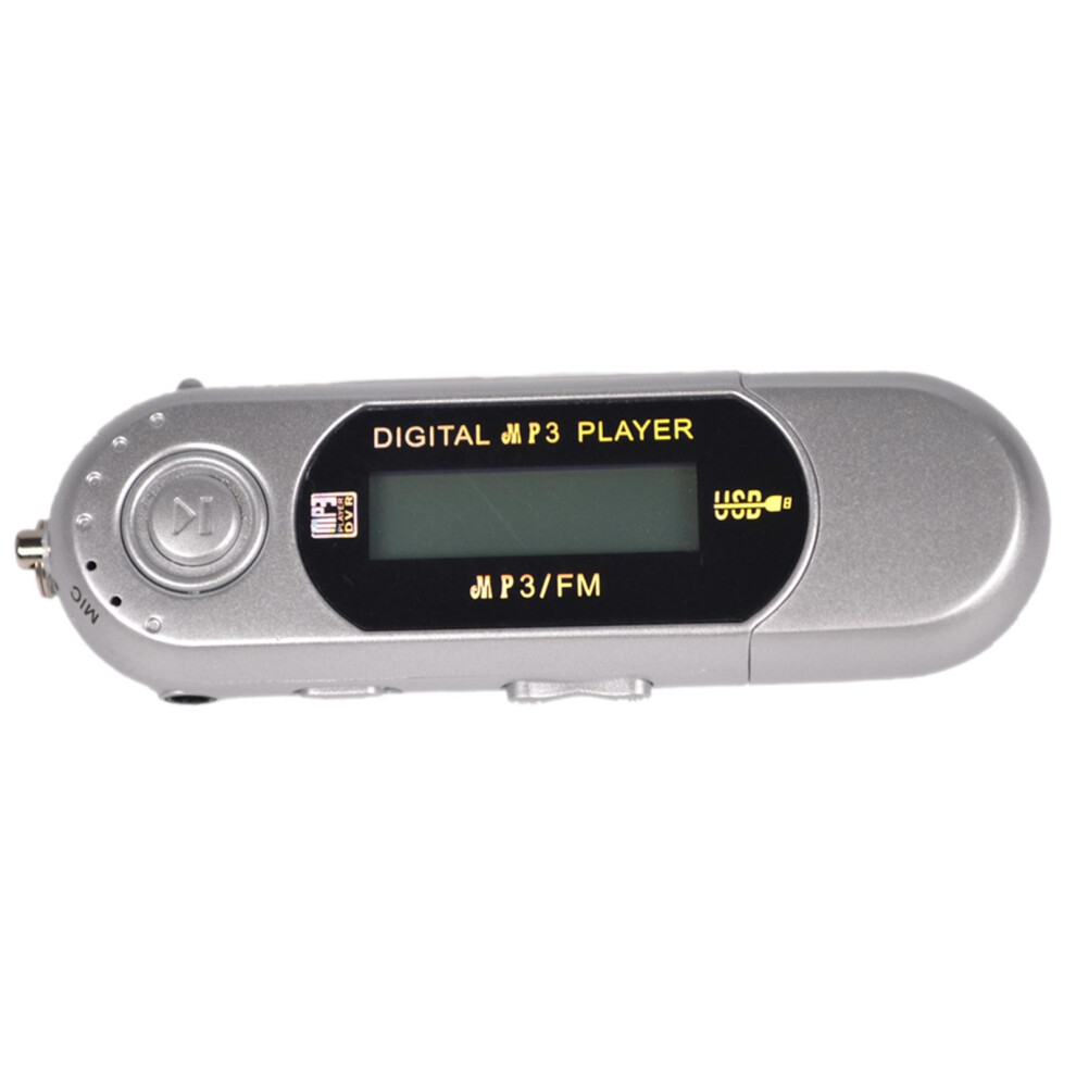 Sliver 4Gb Usb Mp4 Mp3 Music Video Player Recording With Fm Radio Eboo 744117907417