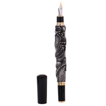 Luxury Fountain Pen Jinhao Dragon / Loong Bronze Basso-relievo 0.7mm N