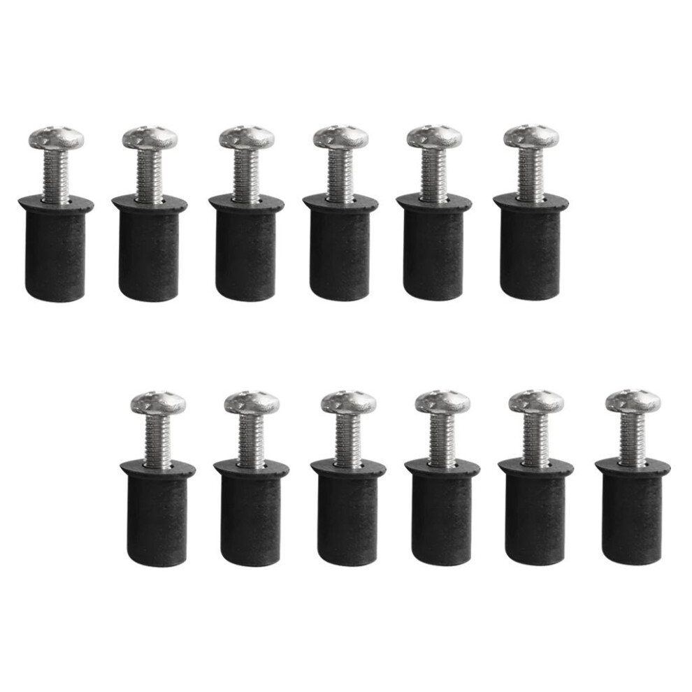 12 Piece M4 Rubber Well Nuts Kit Stainless Steel Screws For Kayak Cano 799086585104