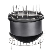 7-delige set accessoires voor de airfryer, antiaanbaklaag, gemakkelijk schoon te maken, vaatwasmachinebestendig, gezonder frituren, compatibel met de