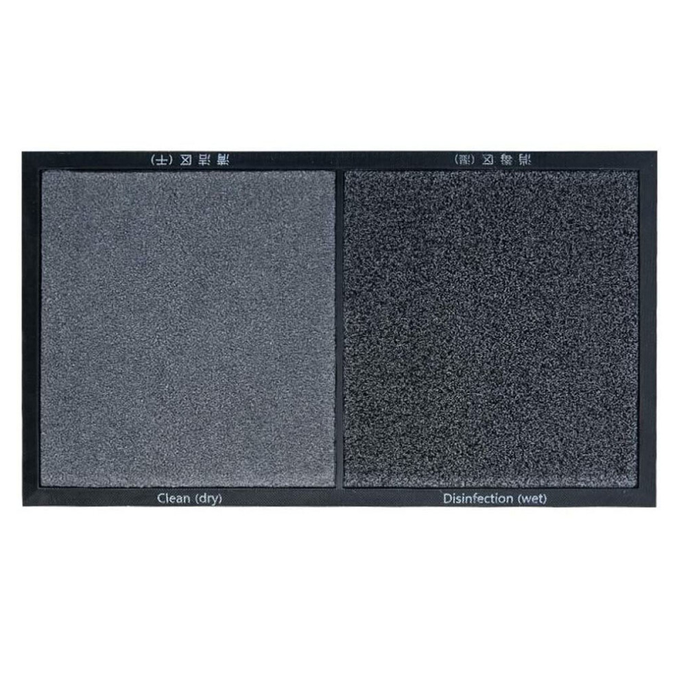 Reinforced Non-Curl Edging Doormat, High-Traffic Commercial Grade Mat For Heavy Duty Use, Convenient And Hygienic 2-In-1 Wet Dry Mat With Double Anti-