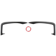 Nebelscheinwerferblenden für Sline8V, Canards mit glänzender Carbonfaser-Oberfläche, Frontstoßstangensplitter zur Verbesserung des sportlichen