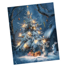 Weihnachtsbaum-Kristall-Kunst-Set für Erwachsene, Anfänger,-6