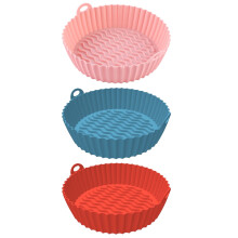 Silikon-Einlagen-Set für Heißluftfritteusen, antihaftbeschichtet, spülmaschinenfest, wiederverwendbare, hitzebeständige Matten, BPA-freies,