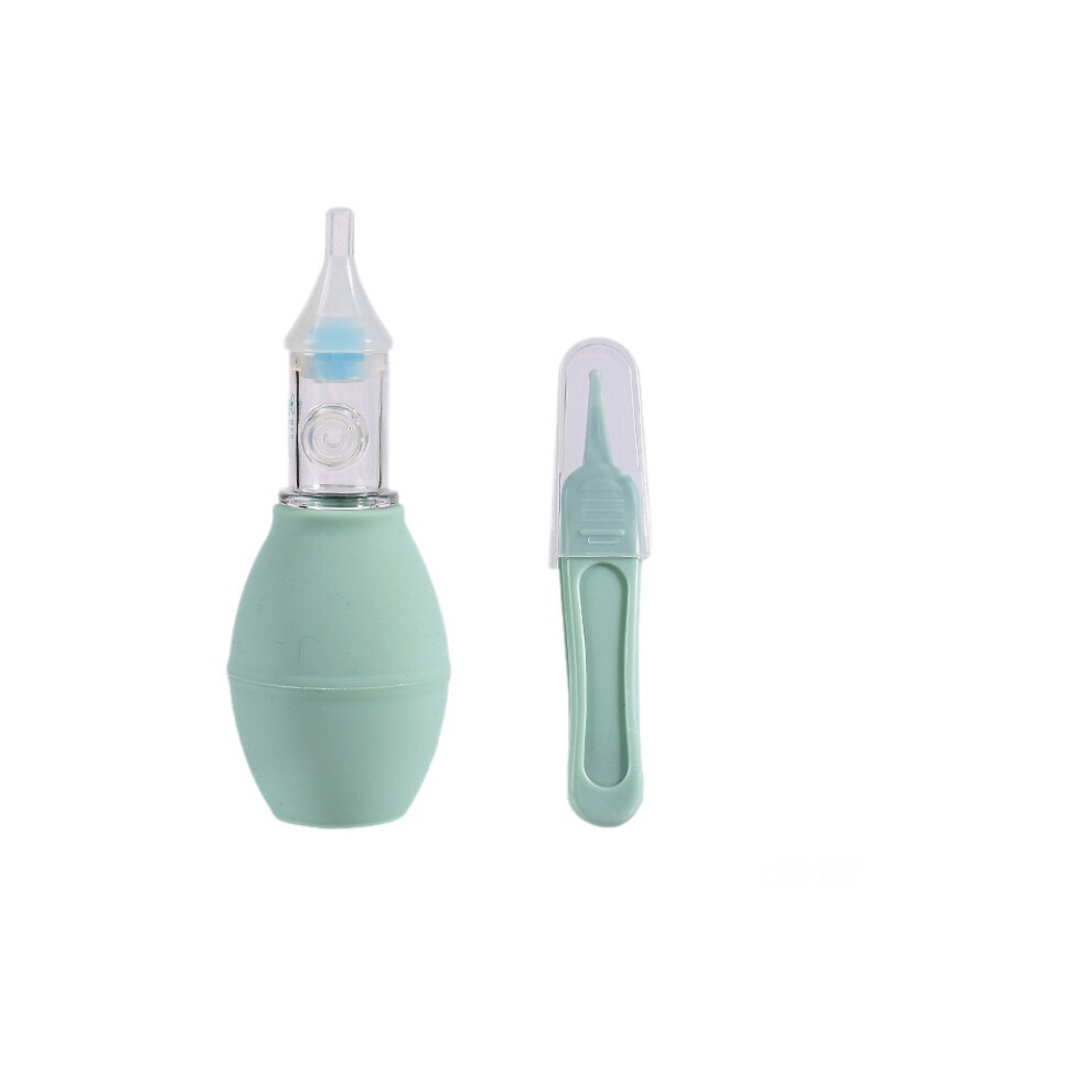 (Green) Baby Nasal Aspirator For Nasal Congestion Green