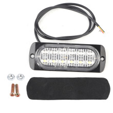 Barra luminosa di emergenza resistente per camion, impermeabile, 16 modalità di lampeggio, luci stroboscopiche a LED con lente ad alta intensità,