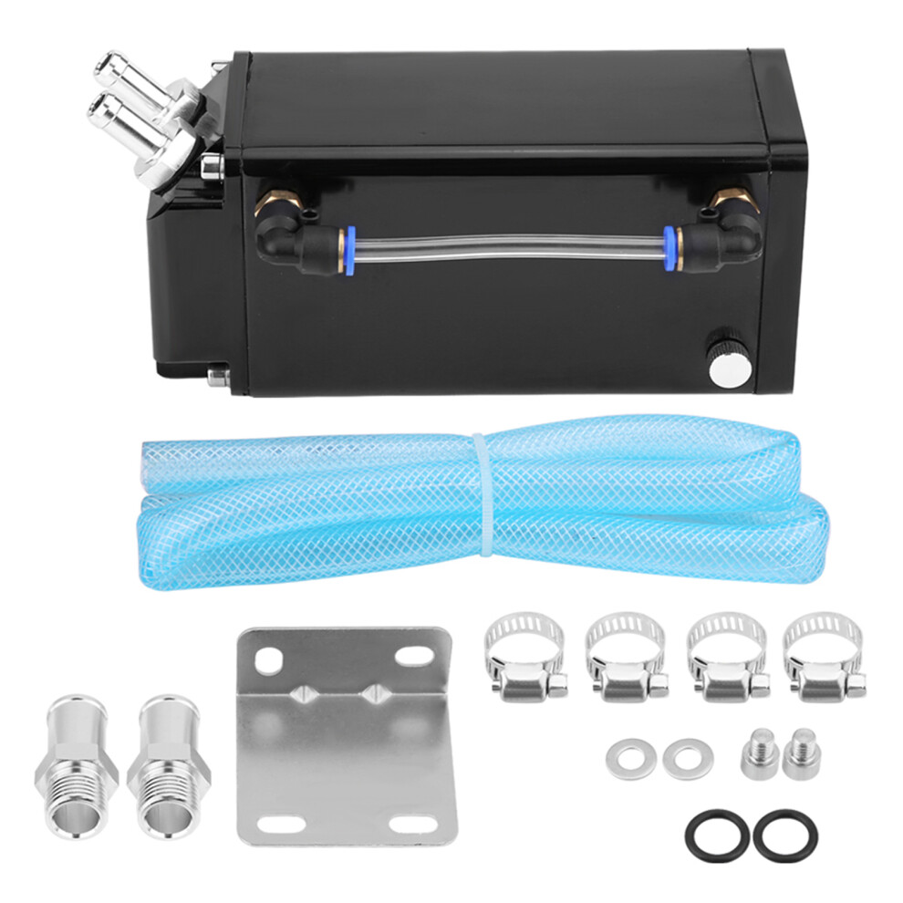 Drain Valve Oil Catch Can Kit With Breather Filter Baffled Oil Reservoir Universal Aluminum Tig Welded Aluminum Weight Design Oil Separator Light 9190834852928