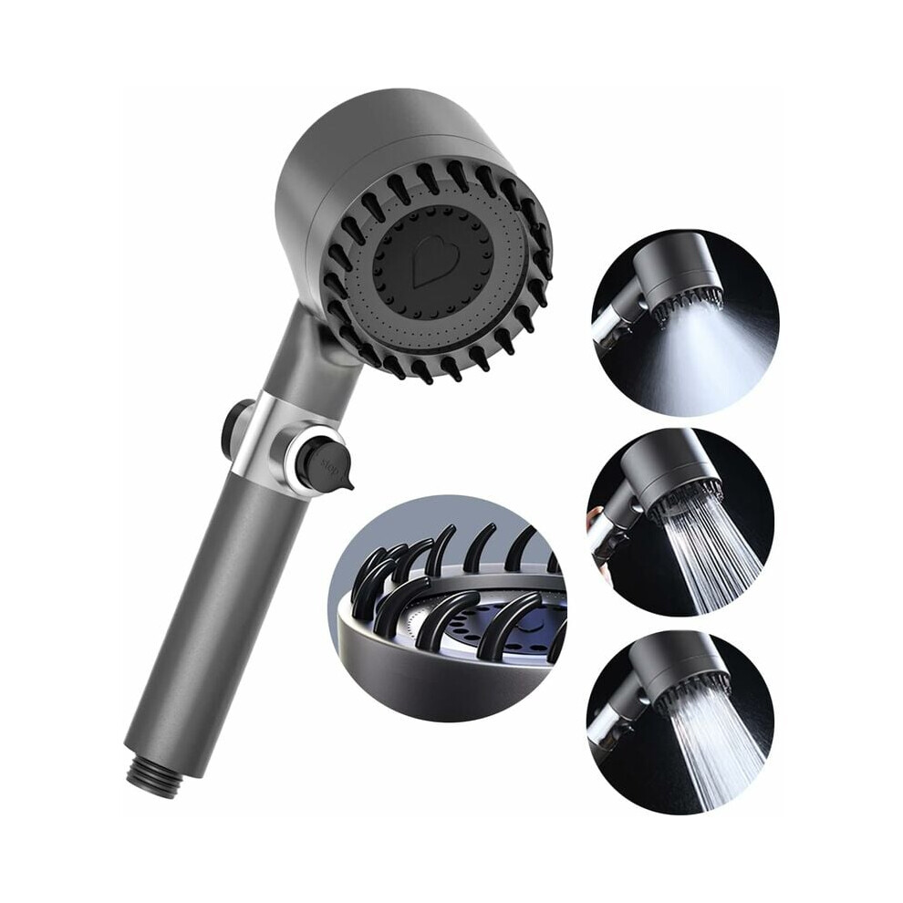 High Pressure Shower Head, Water Saving Technology With Three Modes Sprayer, Innovative Pause Mode Offers Convenience And Efficiency 9554910852453