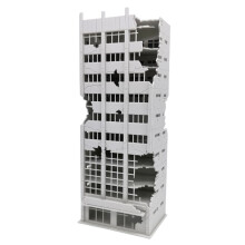 1:144 Ruined Damaged Building After War Assembling Model-7