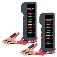 2Stk Auto Elektrotester Batterie Prüfvorrichtung Bunt Tragbar Einfach