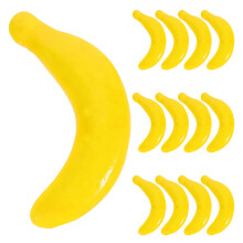 60Stk Gelbe Künstliche Bananen Realistisches Design
