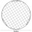 Round multipurpose cooling rack, the  kitchen tool for baking, grilling, and drying (16.5 cm) 2