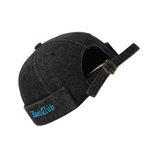 Bonnets avec lettres brodées pour adolescents, chapeau de-Noir