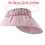 Chapeau à visière pliable, bords larges, taille réglable,-Jaune 4