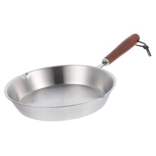 Flat Pan Nonstick Crepe Skillet Mini Stainless Steel Pot for Easy Cooking Random Style