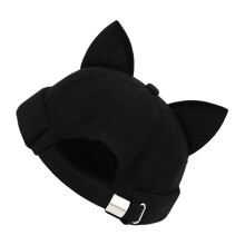 Chapeau pull de printemps pour femme, taille de tĂŞte-Noir
