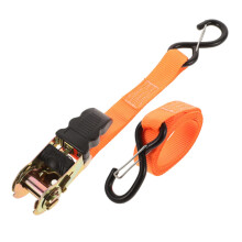 Load strap tie secure tighten tensioner luggage cargo strap for truck car belt polyester orange
