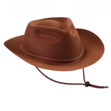 Chapeau de Cowboy non tissé pour enfants, chapeau de-brun