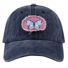 Casquette de Baseball pour femmes et filles, avec-Bleu marine