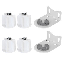 Metal Roller Window Shades, Practical & Simple Fast Installation Bearing Metal Tail Plug Doublesided Middle Bracket