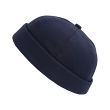 Chapeau de protection solaire sans bords, chapeau de-Bleu marine