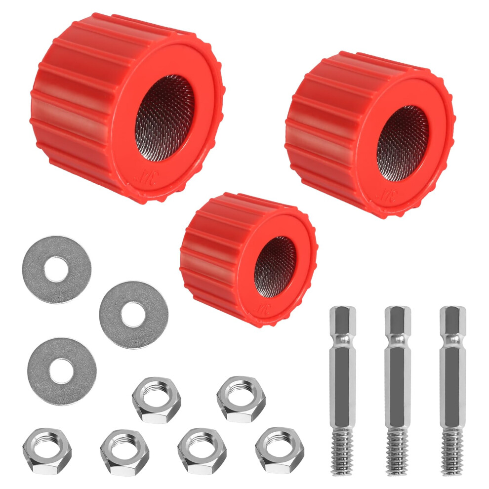 Copper Pipe Cleaner Drill Attachment  3 Pcs Tube Cleaning Brush for Copper Pipes-image-OPC-PP27D2C-NEW