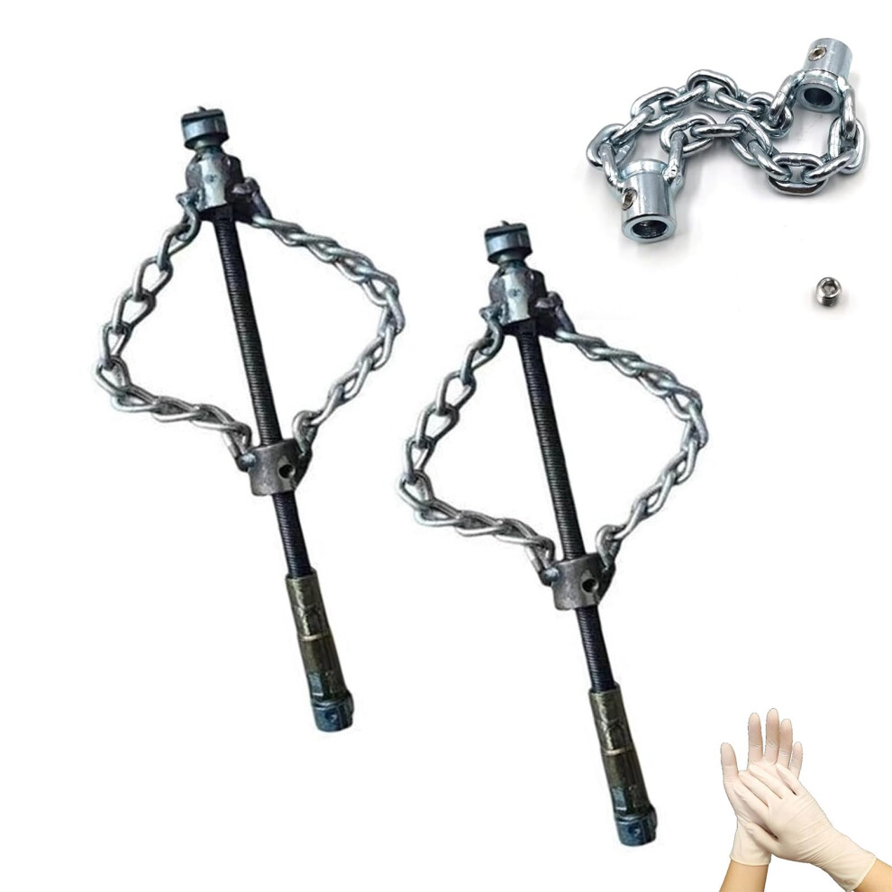 Flexshaft Sewer Descaling Chain, Versatile Pvc Pipe Maintenance Tool (2Pcs, M) 9426802162851