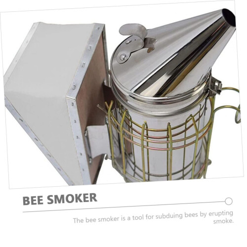 Beekeeping Smoker Box with Heat Shield for Safe Usage Essential Equipment 2