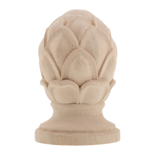 Decorative Wooden Stair and Bed Post Finials in Solid Hardwood