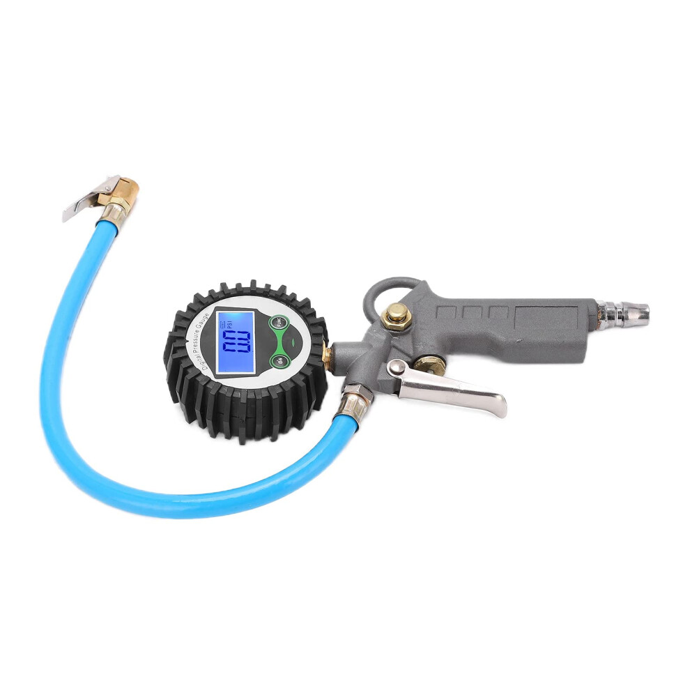 Tire Pressure Gauge, Digital Inflator 0230Psi Zinc Alloy Air Compressor Tool 9412369707819