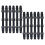 12Pcs Black Adjustable Mask Strap Extenders Elastic Buckle for Comfort 1