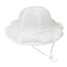 Chapeau de bébé avec-chapeau de pêcheur papillon en dentelle