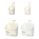 Efficient Vertical Small Hanging Basket with Drainage-White S 2