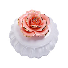 Multifunktionales Keramikgefäß, dekoratives Keramikgefäß für Ringe, Halsketten, Armbänder und Ohrringe, Vintage-Stil, perfekt für die