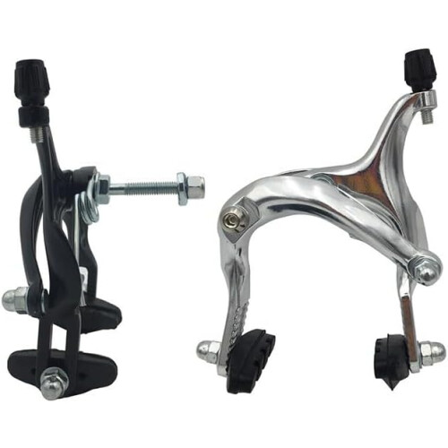 61 79mm Longreach Bike Brake Set Front  Rear C Caliper Side Pull Design (BlackFront) 1